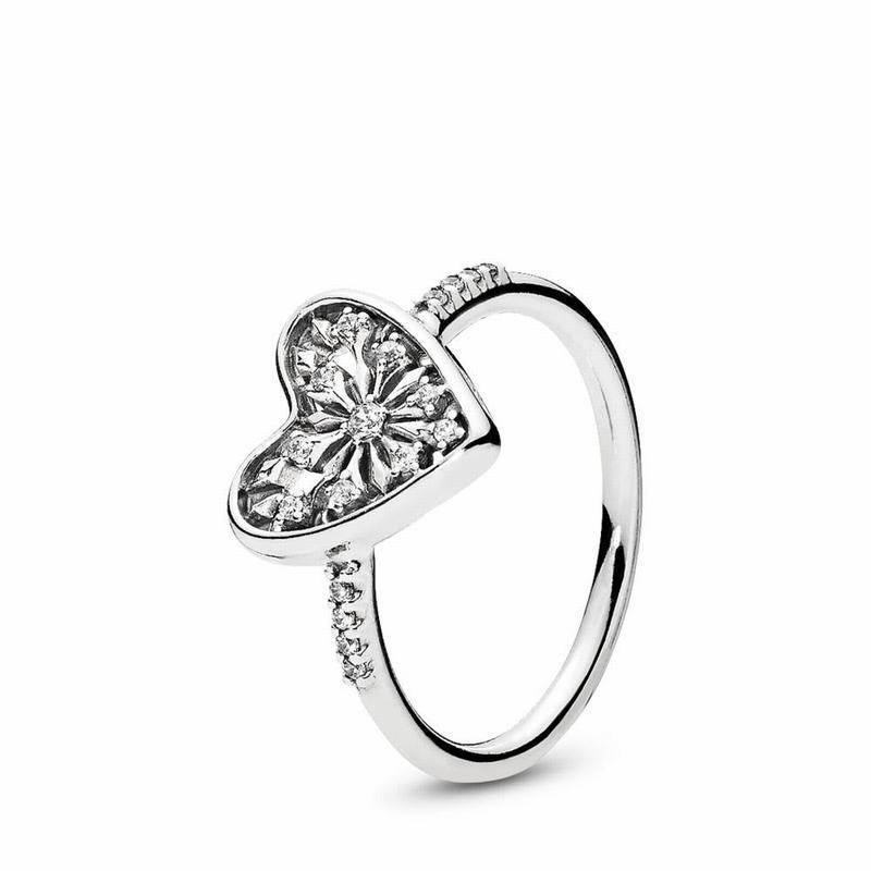 Pandora Australia Heart of Winter Stackable Ring - Sterling Silver | BWYMUI917